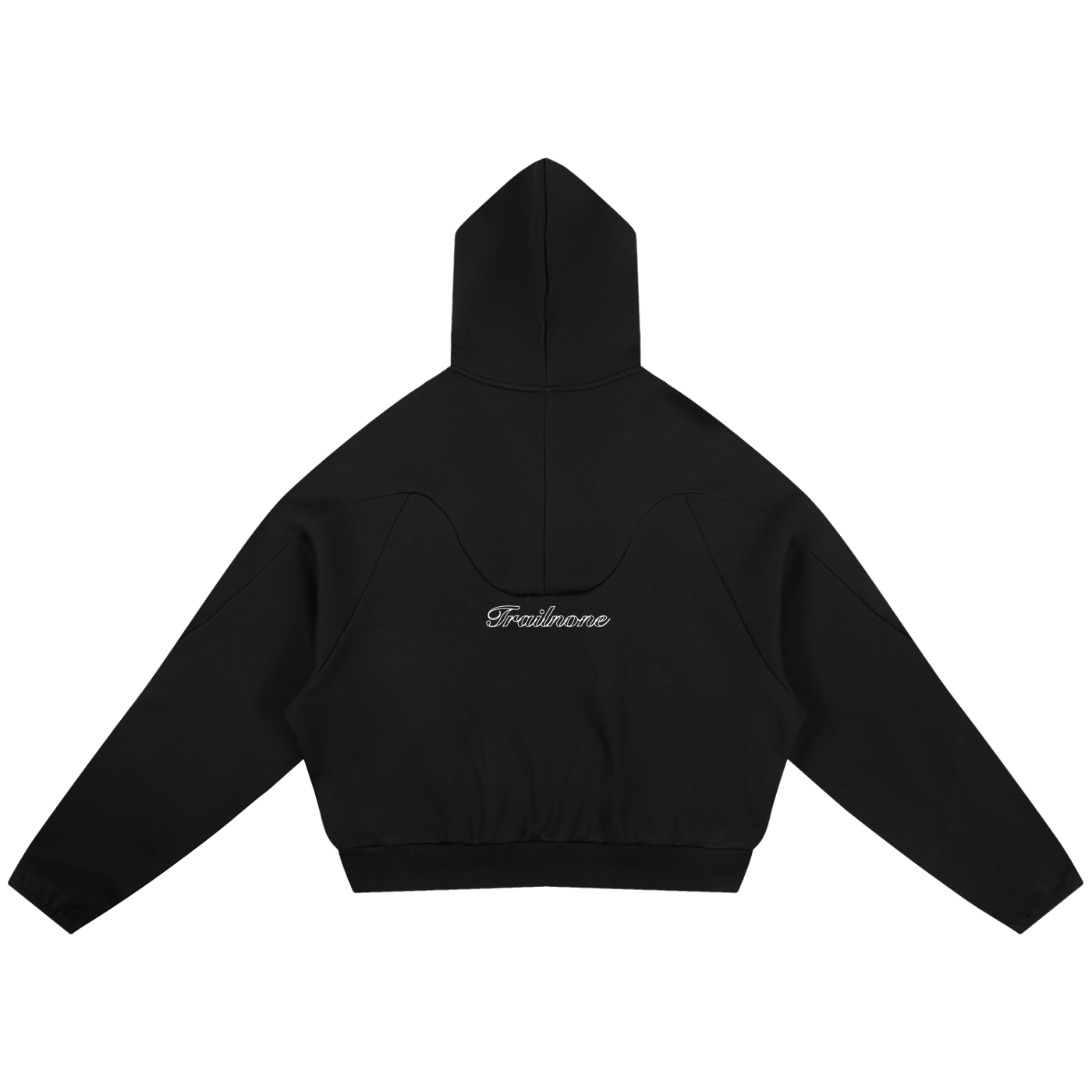 Curved Panel Raglan Hoodie