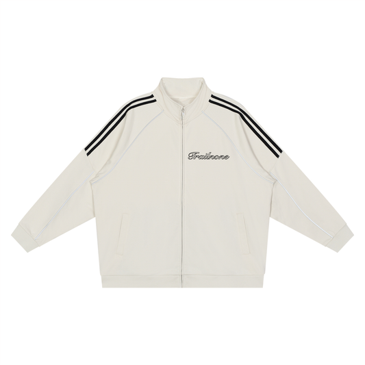 Reflection Striped  Sleeve  Jacket