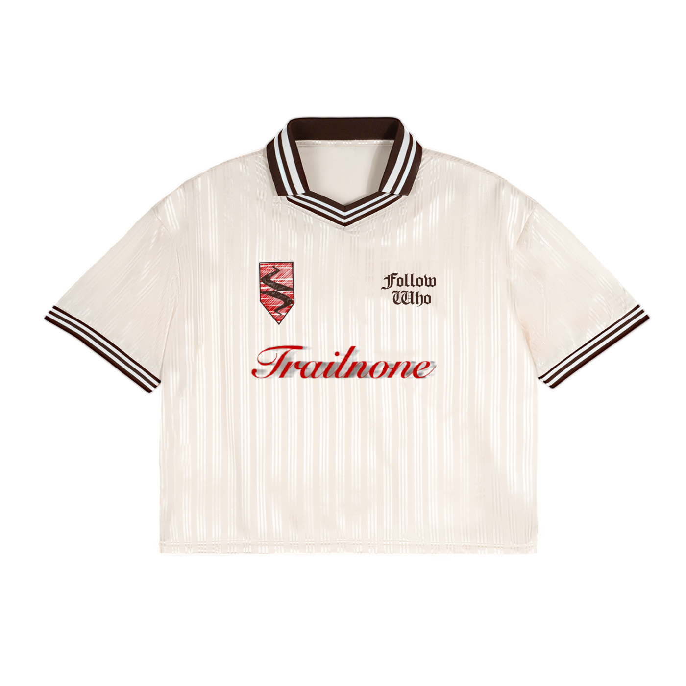 Contrast Stripes Polo Collar T-Shirt